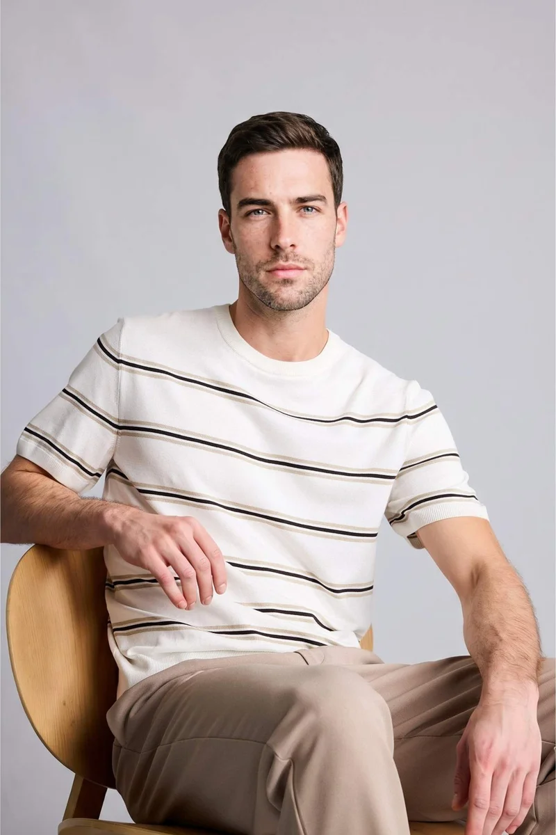 Defacto Standard Fit Crew Neck Short Sleeve T-Shirt