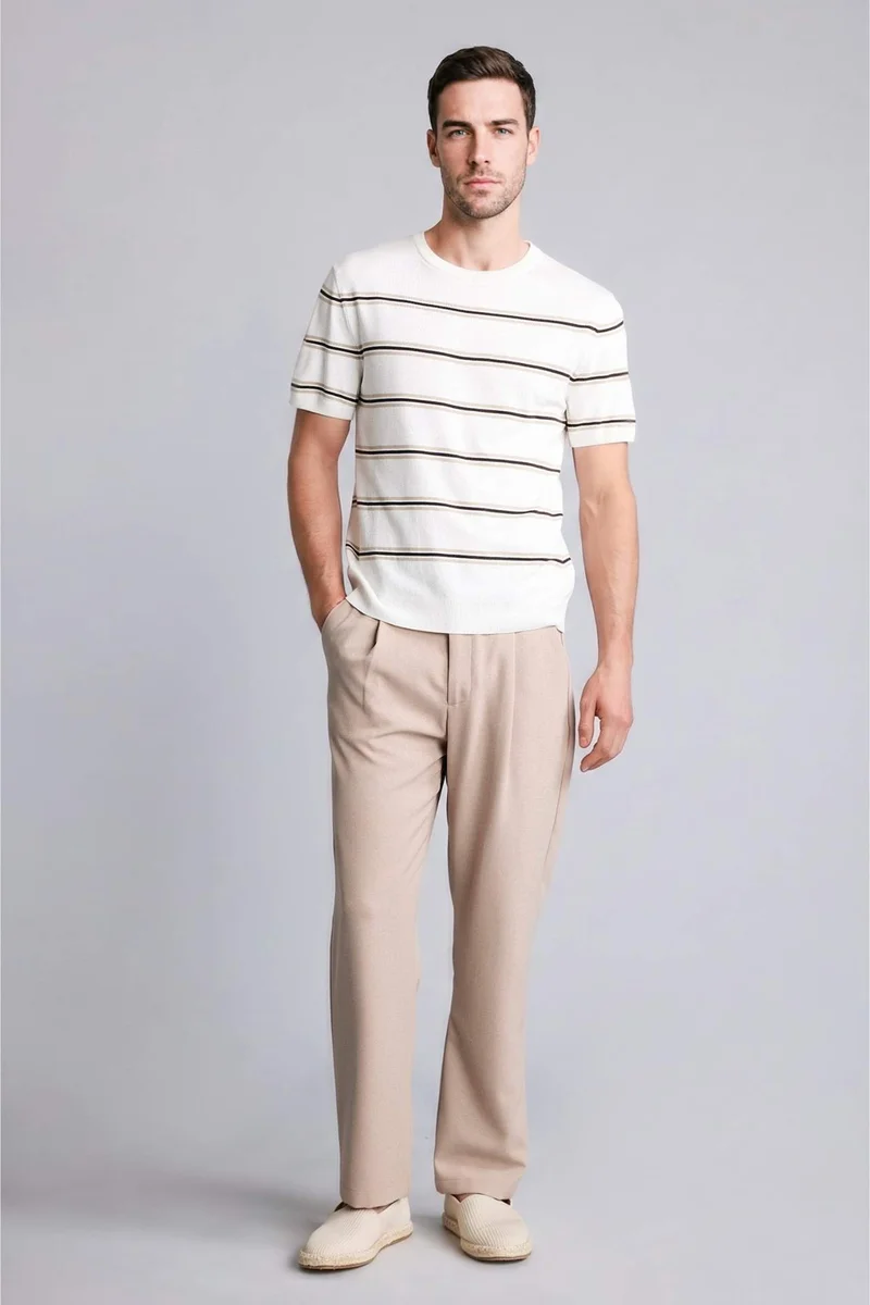 Defacto Standard Fit Crew Neck Short Sleeve T-Shirt