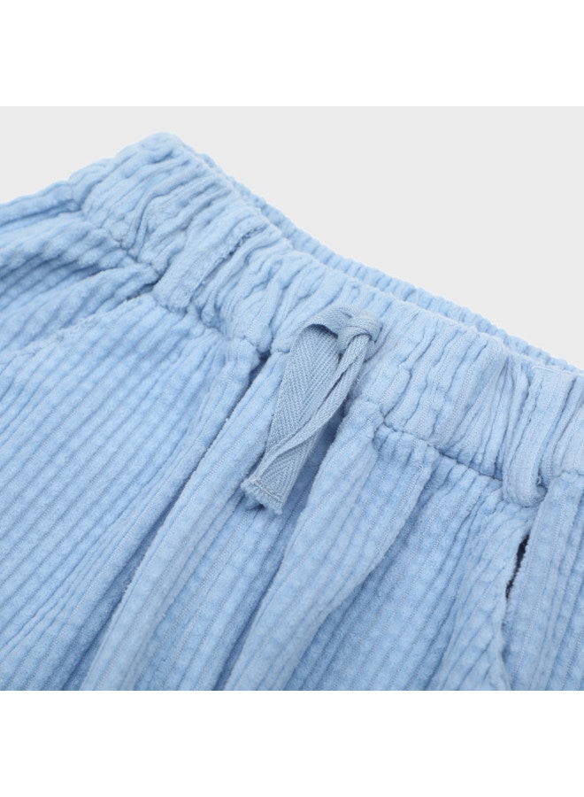 Zara trendy Solid Color Pocket Design Pants For Kids - Image 4