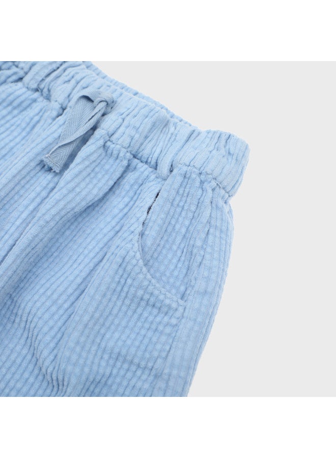 Zara trendy Solid Color Pocket Design Pants For Kids - Image 5