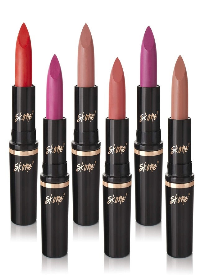 Skone Cosmestics | Charm Collection | Luxe hydrating Lip Stick | Vegan Formula | Infused with Vitamin E | Long Lasting Lightweight Lip Balm | Color Fitz - Fuschia - Image 4