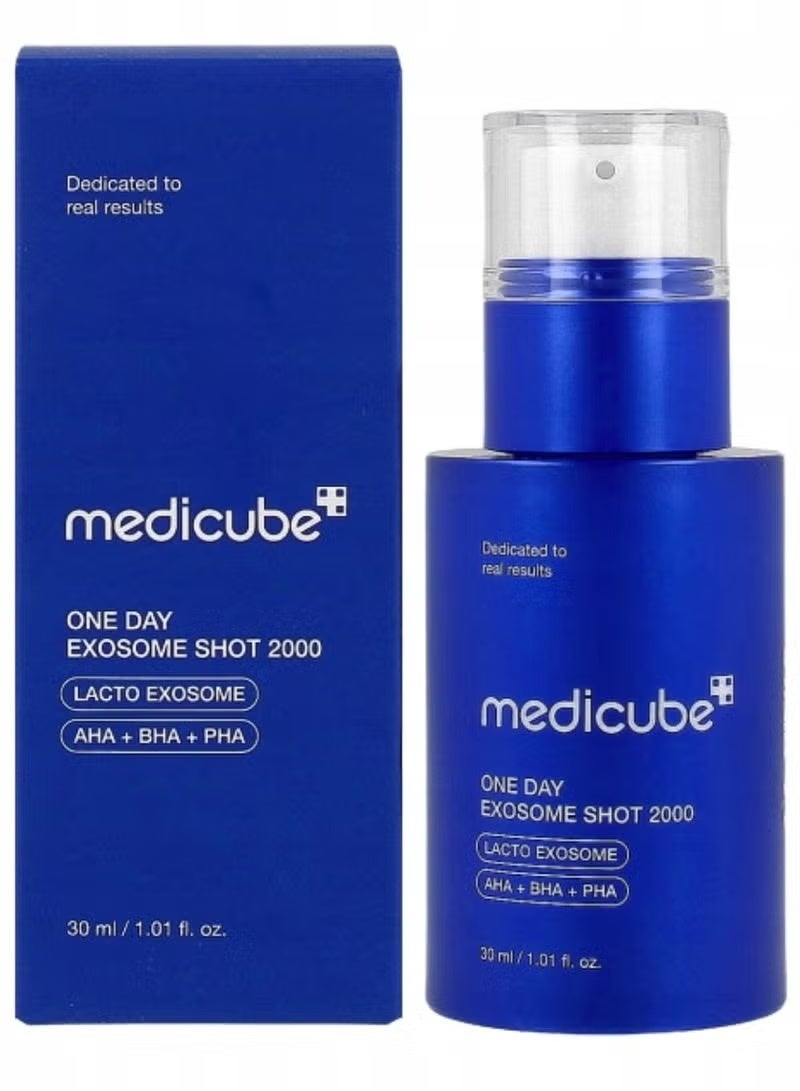 Medicube One Day Exosome Shot 2000 Spicule Facial Serum 30ml. - Image 1
