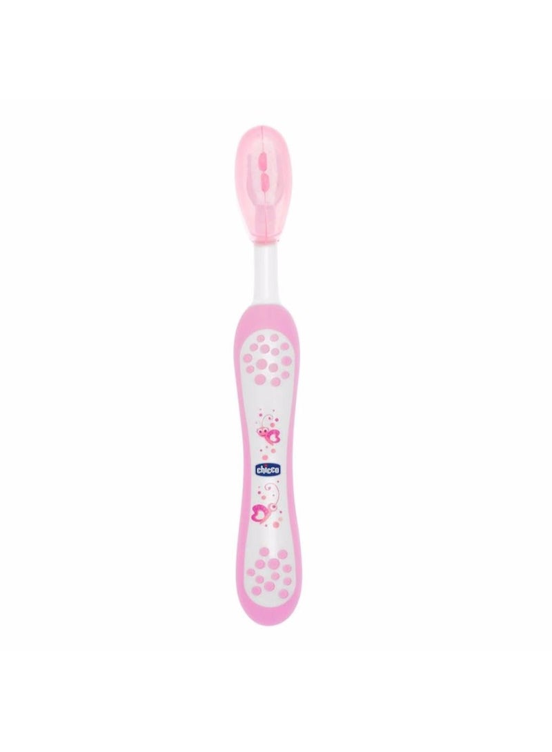 Chicco Toothbrush Manual, Kid, Pink, 6M-3 Yrs - Image 3