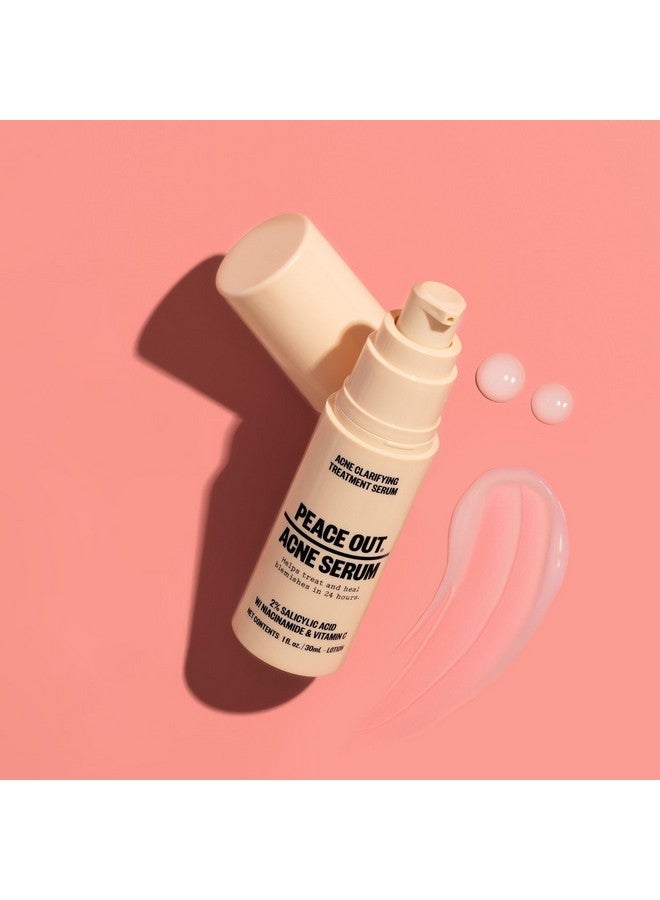Peace Out Skincare Acne Serum. Daily Multi-Benefit Face Serum with 2% Salicylic Acid to Target Pimples, Zits, Blemishes and Breakouts, For Clearer-Looking Skin 1 fl oz - Image 5