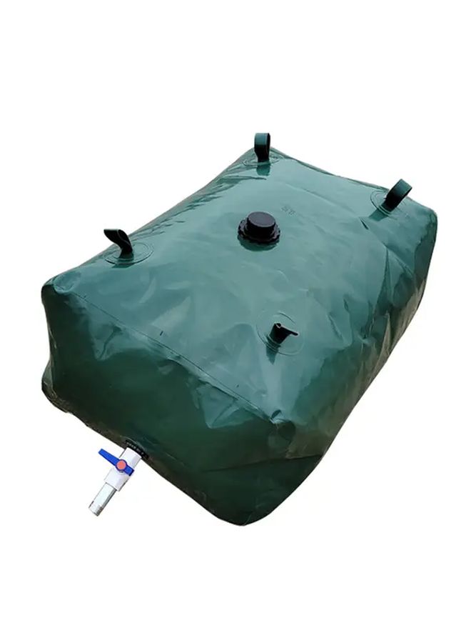 Heavy Duty Portable Collapsible Water Container With PVC Ball Valve Large Capacity High Quality Bag 39.37 31.5 19.69 Inch 105.67 Gallon Foldable Design For Camping Construction Irrigation Emergency Leakproof Storage Tank Flexible Solution Reinforced Seam - Image 2