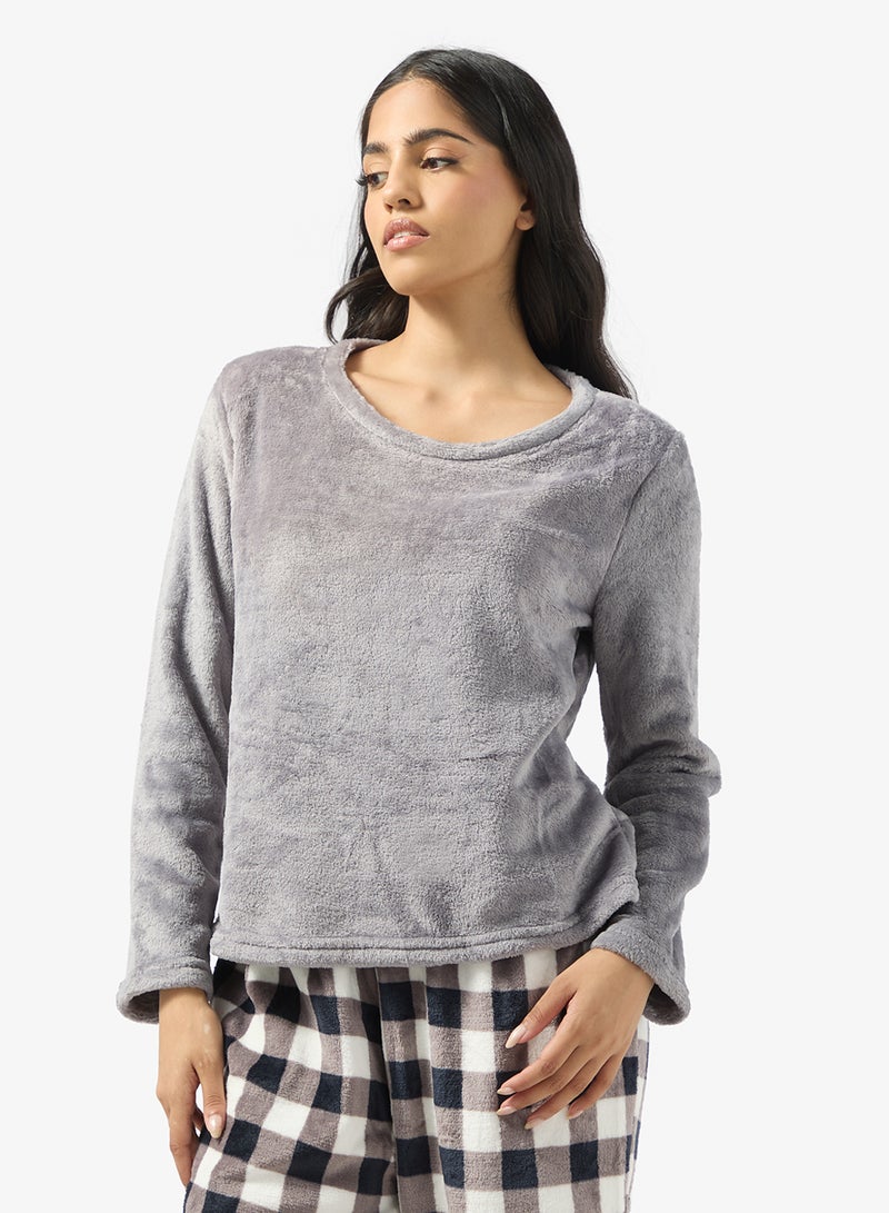 Ginger Cozy Fleece Top & Pant Set - Image 3