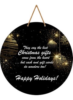 Webelkart Webelkart Merry Christmas Printed Wall Hanging/Door Hanging for Home and Office Decor New Year Gift Items (14 inches)  - Image 1
