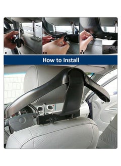 NIBEMINENT Car Chair Headrest Detachable Coat Hanger  - Image 3
