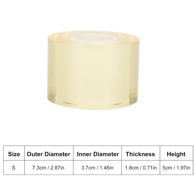 klarako Protective Film Tape for Watch, Watch Tape Protector Watch Protector Film Clear Film Watch Mechanical Watch Band Protect Anti Static Transparent Watch Jewelry(Width 5CM meat thickness 1.8CM) - Image 4