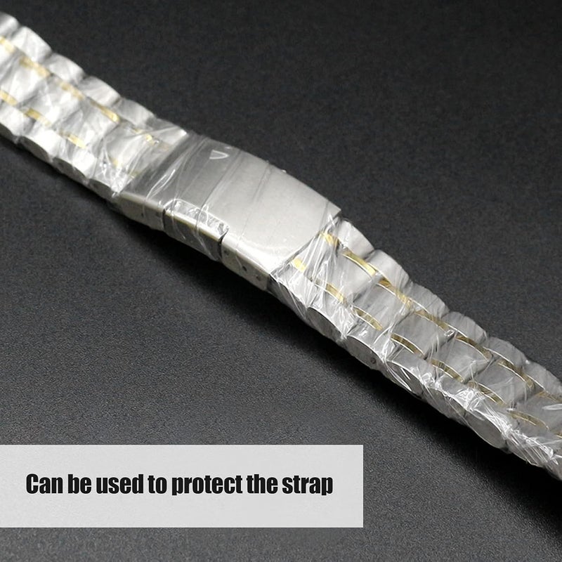 klarako Protective Film Tape for Watch, Watch Tape Protector Watch Protector Film Clear Film Watch Mechanical Watch Band Protect Anti Static Transparent Watch Jewelry(Width 5CM meat thickness 1.8CM) - Image 3