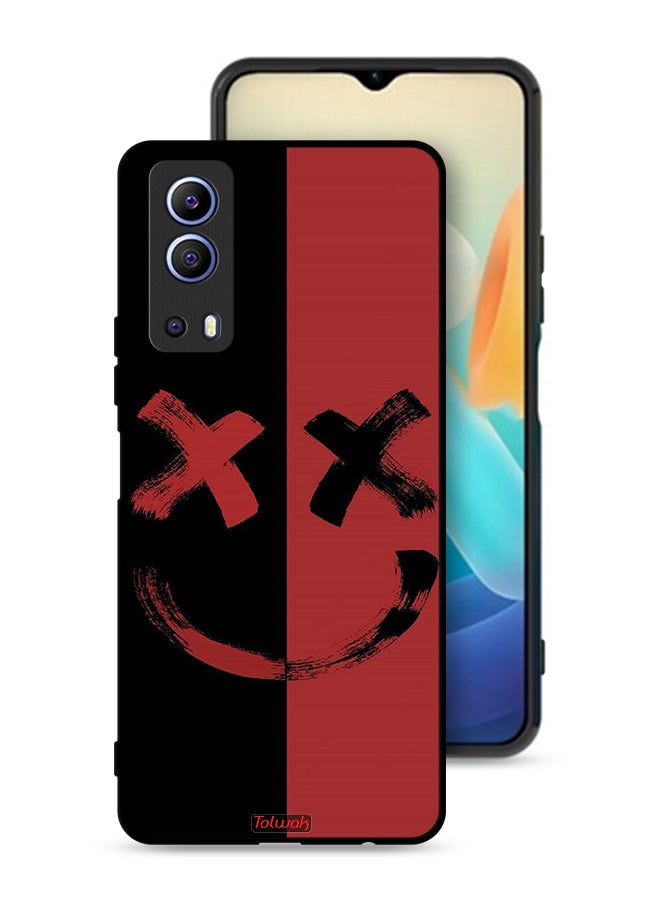 Tolwak Vivo iQOO Z3 5G Protective Case Cover Marshmallow Art Pattern - Image 1