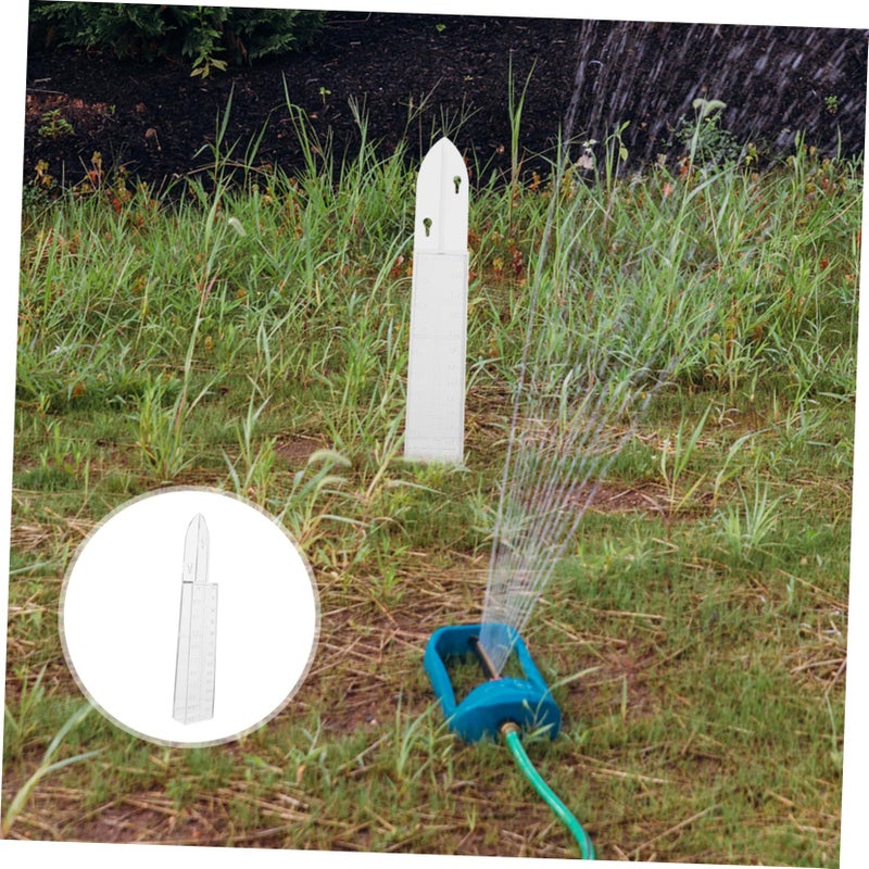 Jumbo Rain Gauge Tube Set 3 Piece Plastic Cup Holder For Agricultural Climate Research - Image 5