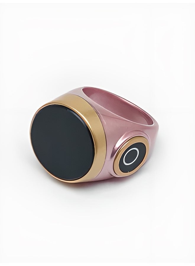 Tasbeeh Ring, Type-C Rechargeable, OLED Display Digital Display Counting, with Adjustable Silicone Finger Ring  - Image 1