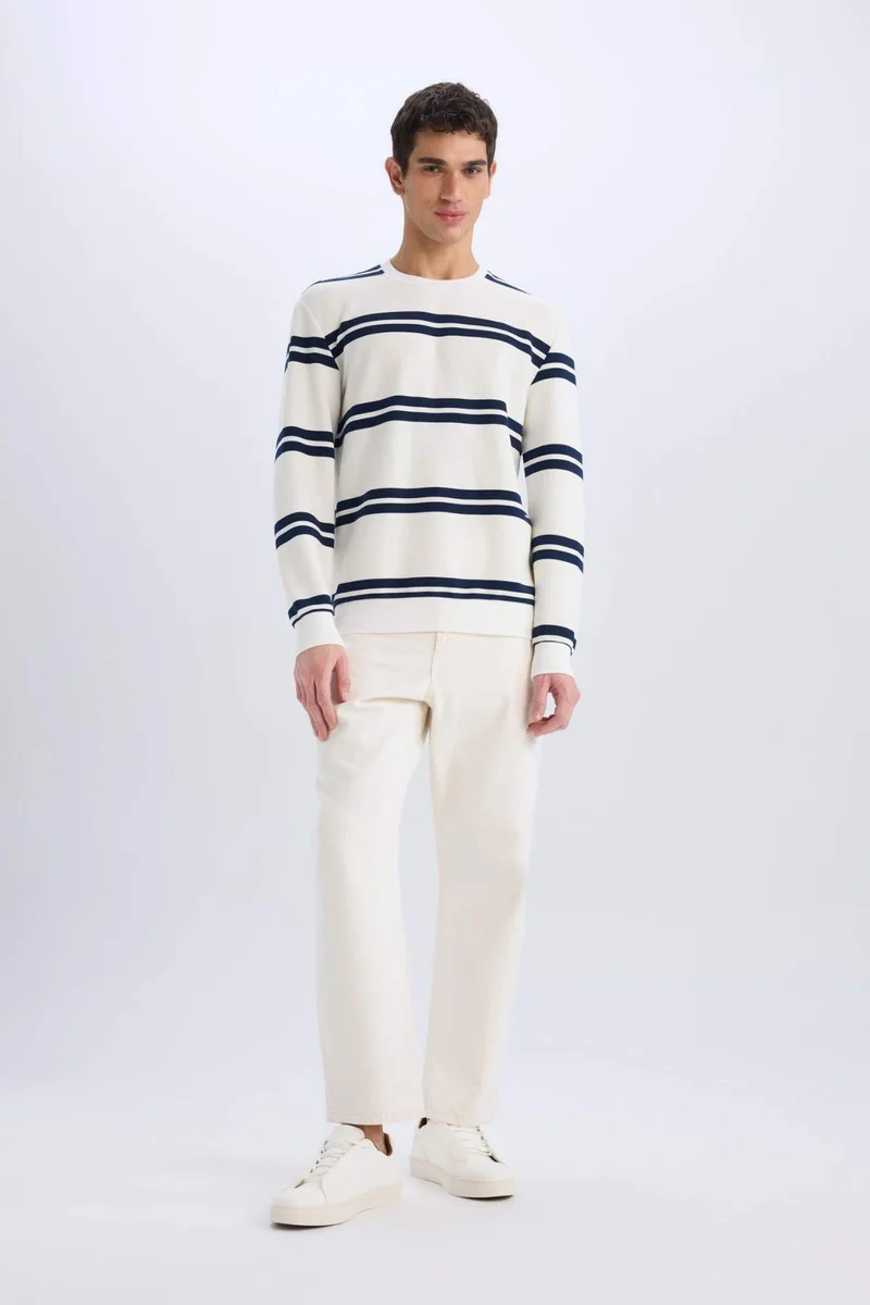 DeFacto Regular Fit Long Sleeve Sweatshirt