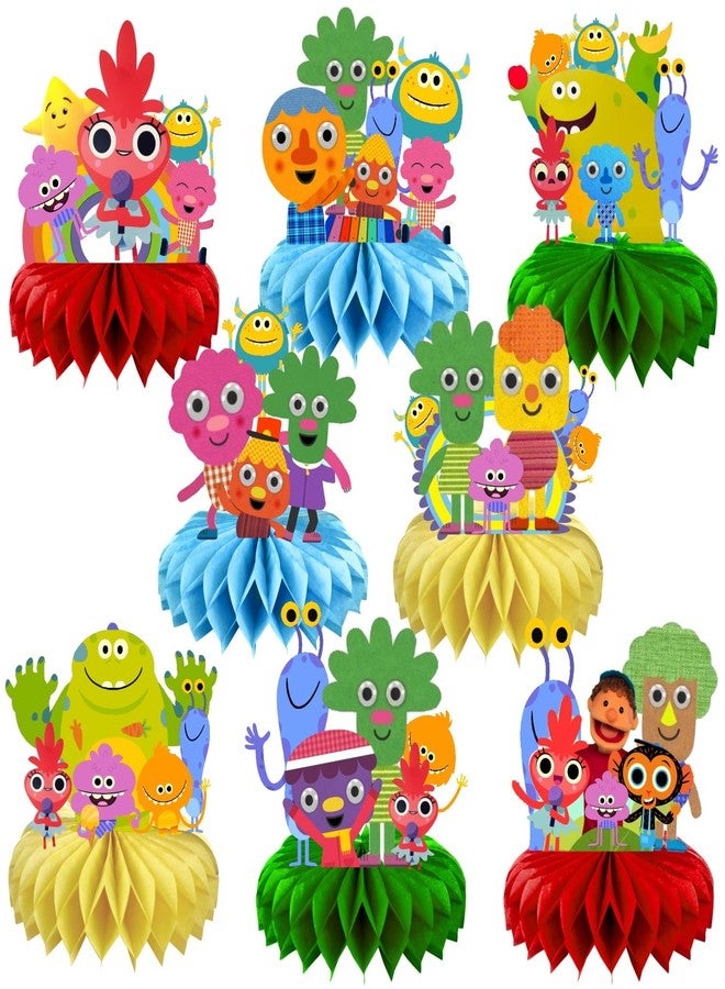 fancigo 8Pcs Songs Table Centerpiece Birthday Party Supplies Double Side Table Decorations for Songs Themed Party Decorations - Image 2