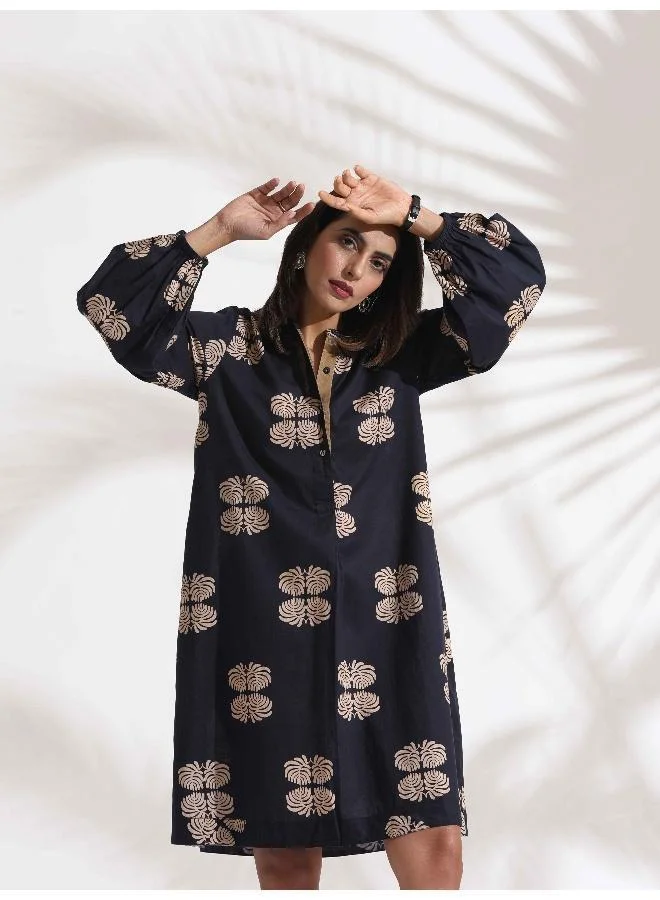 trueBrowns Floral Print Dress