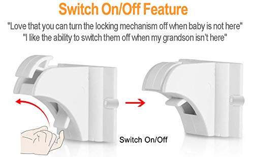 Vmaisi Baby Proofing Magnetic Cabinet Locks (9 Locks and 2 Keys) - Image 3