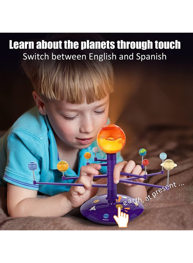 SOLARAE Solar System for Kids 3 4 5 Year Old Boy and Girl Birthday Gift, Planets Space Toys for Kids 3-5 Solar System Model Kit with Projector - Image 5