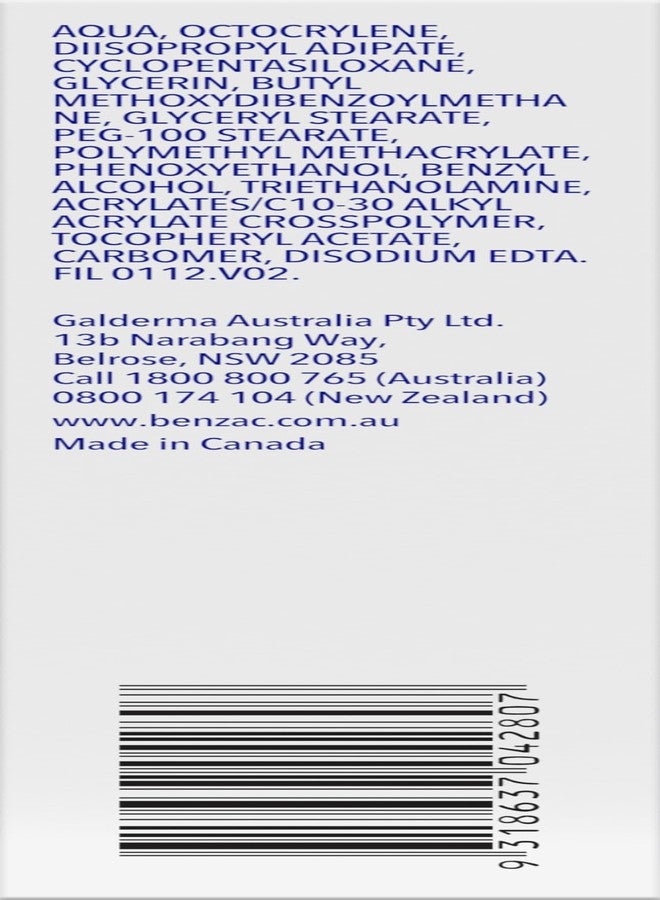 Benzac Daily Facial Moisturiser 118ml - Image 2