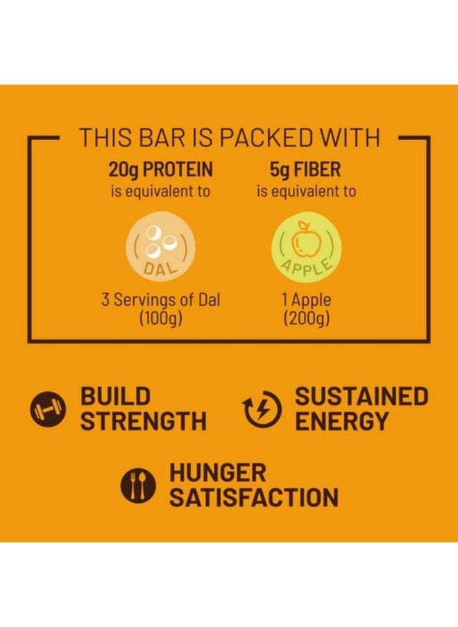 RiteBite Max Protein Active Peanut Butter Protein Bars With 20G Protein, 5G Fiber & 21 Vit. & Minerals | 0 Added Sugar, No Cholesterol & Trans Fat For Upto 4H Of Energy, Healthy Snack, 70G (Pack Of 6)  - Image 4