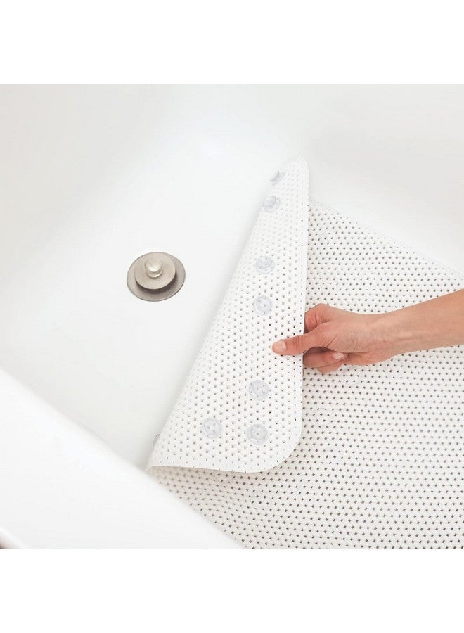 Duck Duck Brand Softex Bath Mat, 17 x 36 Inches, White, Skid Resistant (393477) - Image 3