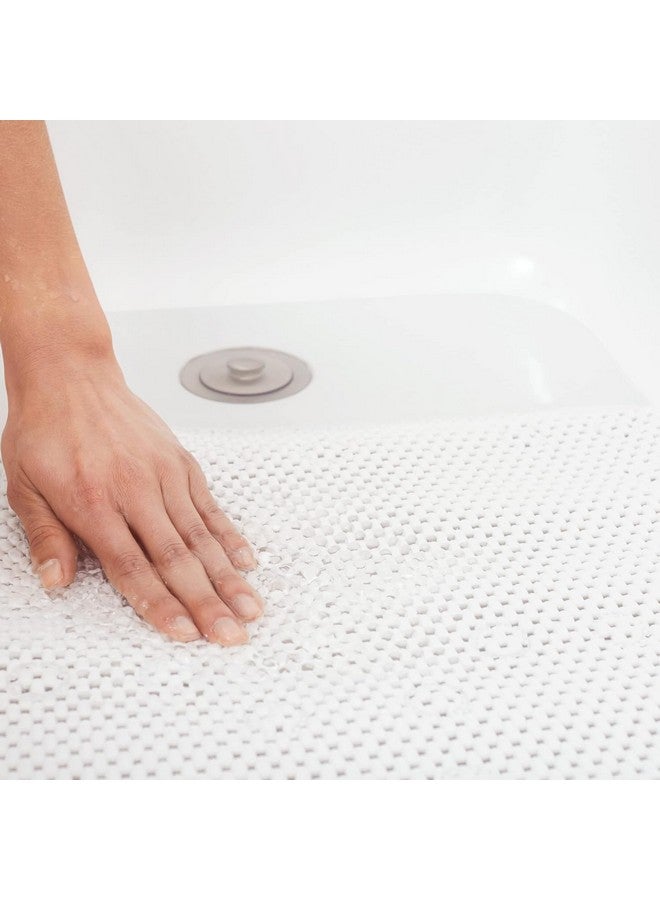 Duck Duck Brand Softex Bath Mat, 17 x 36 Inches, White, Skid Resistant (393477) - Image 5
