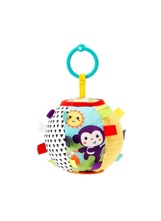 infantino - Sensory Ribbon & Chime Ball Toy For Baby From 0 Months And Above - Multicolour - Image 1