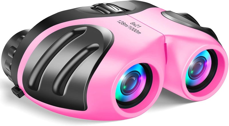 LET'SGO LET'S GO! Binocular for Kids, Compact High Resolution Shockproof Binoculars - Image 1