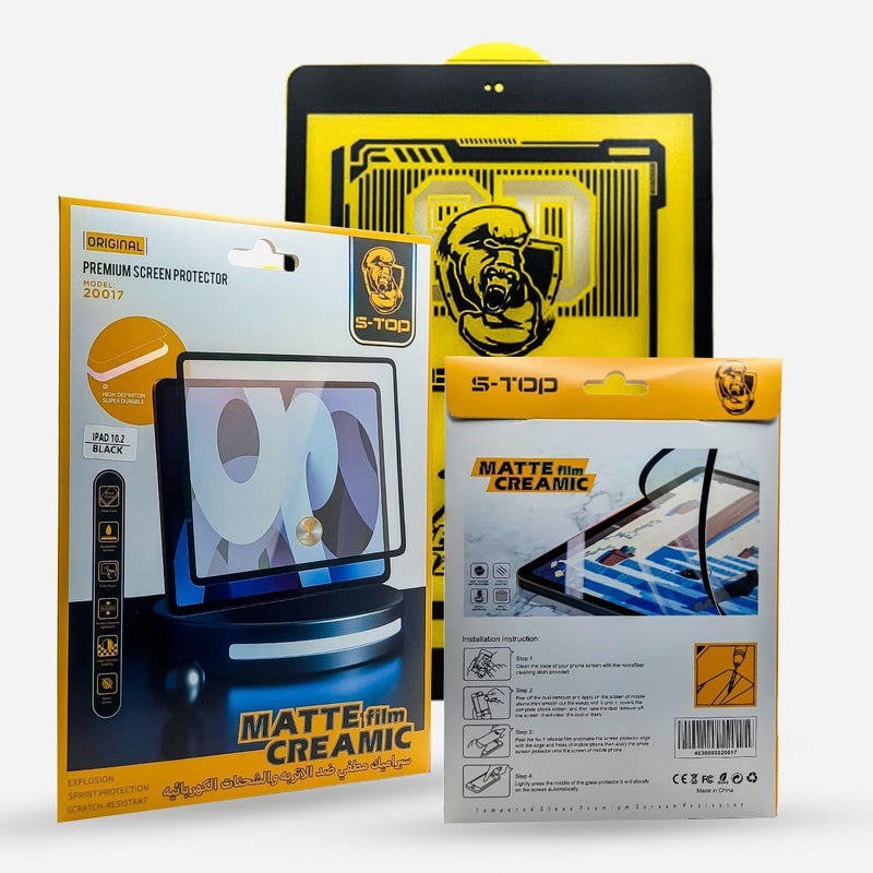 اس-توب واقي شاشة سيراميكيشيلد غير لامع مضاد للخدش لجهاز آيباد (آيباد 9.7) - Image 2