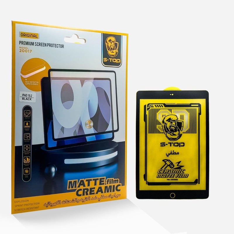 اس-توب واقي شاشة سيراميكيشيلد غير لامع مضاد للخدش لجهاز آيباد (آيباد 9.7) - Image 3