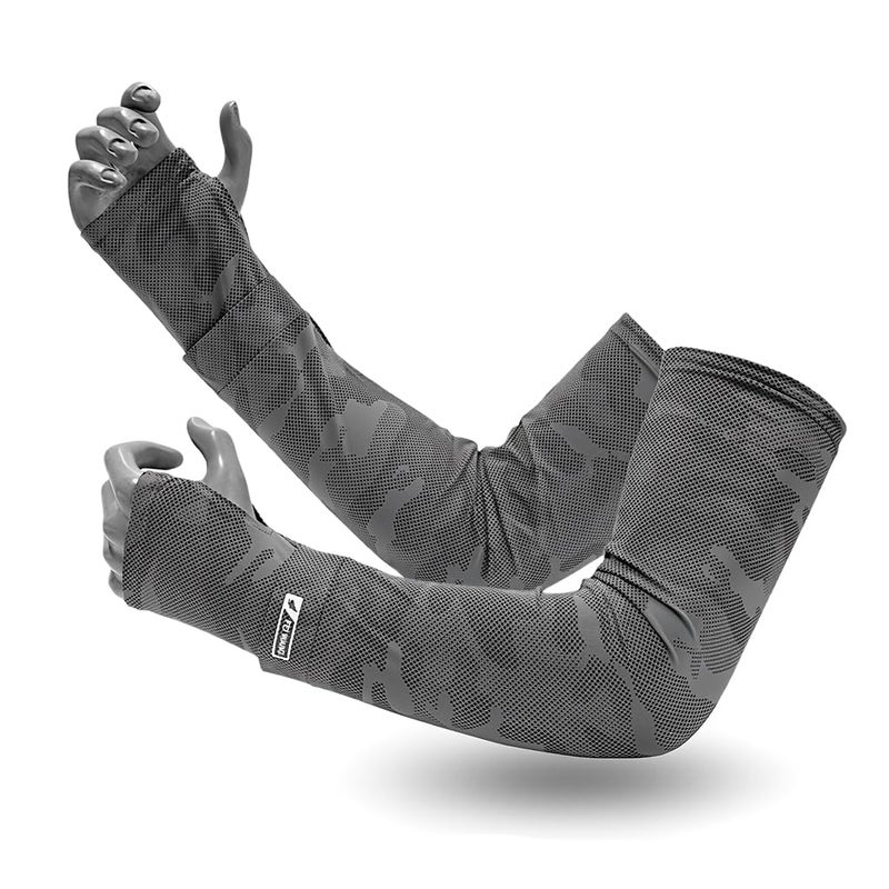 PALAY® Hand Gloves for Sun Protection Arm Sleeves for Men Women UV Protection Hand Sleeves with Thumb Hole Nylon Ice Silk Breathable Gloves for Bike Riding, Cycling, Golf, Outdoor Sports - Image 1