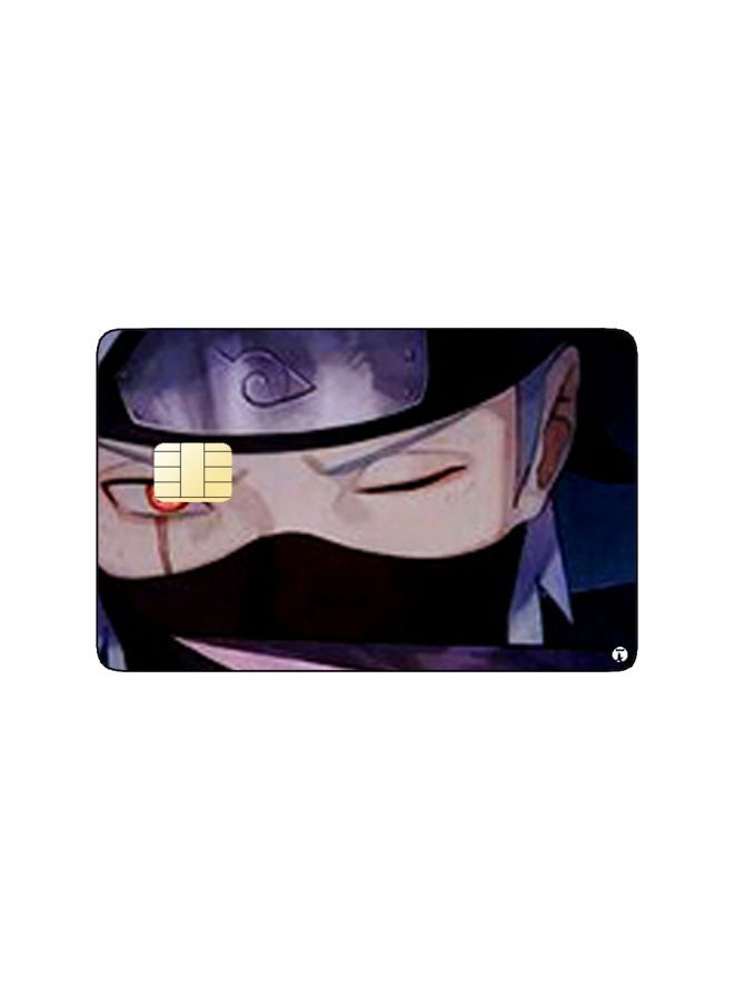 RKN PRINTED BANK CARD STICKER Kakashi From Naruto Anime - Image 1