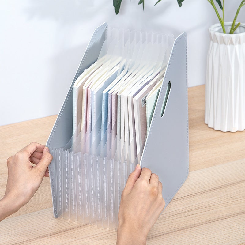 Deli 63951 63952 Organ Bag Folder Multi-Layer A4 Storage Bag Insert Storage Box For Vertical Office Use - Image 4