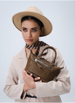 David Jones David Jones- Average size Casual but lux designed Bag- Unique Handbag for Women in model cm6929A- Your go to daily leather bag in Boat shape style design  - Image 3