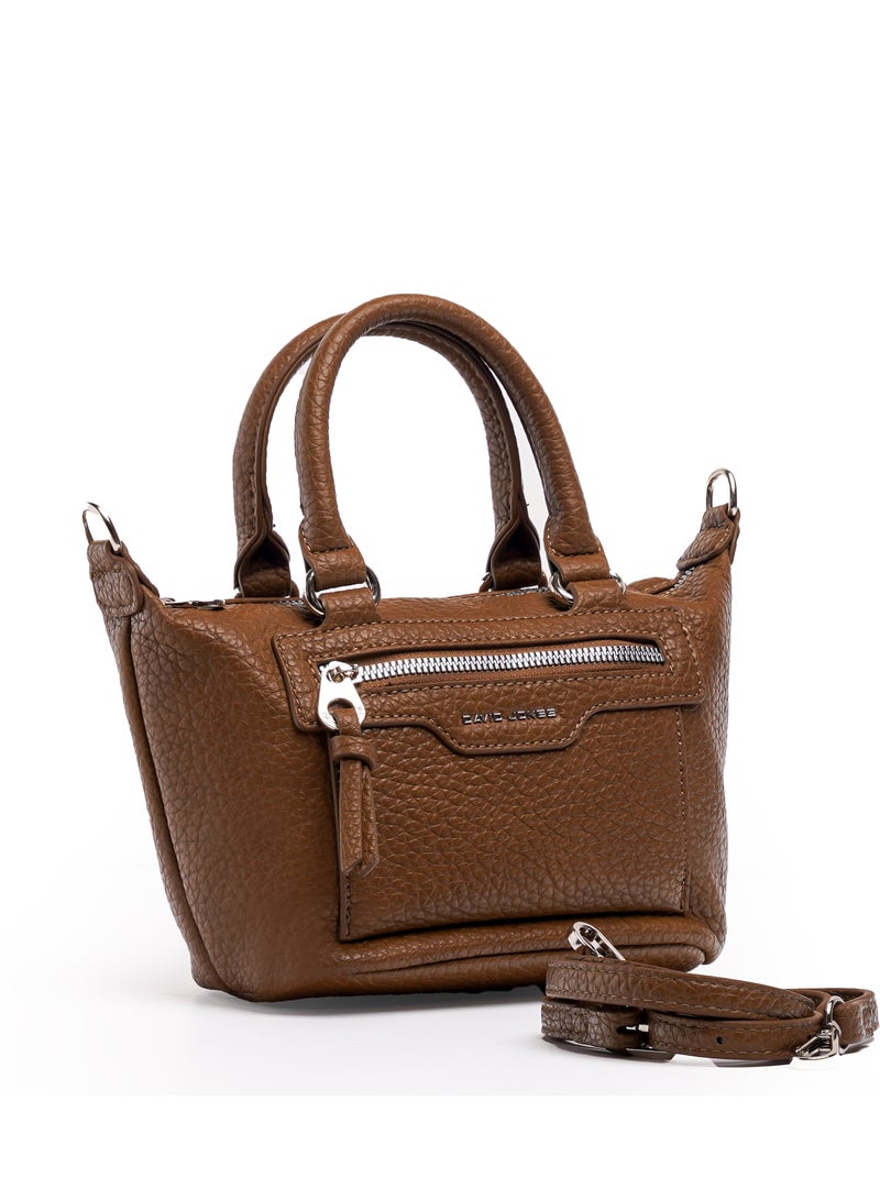 David Jones David Jones- Average size Casual but lux designed Bag- Unique Handbag for Women in model cm6929A- Your go to daily leather bag in Boat shape style design - Image 2