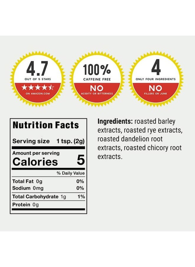 Dandy Blend Two 50 Cup Bags of Organic Dandy Blend Instant Herbal Beverage with Dandelion - Two 3.53 oz. Bags - Image 2