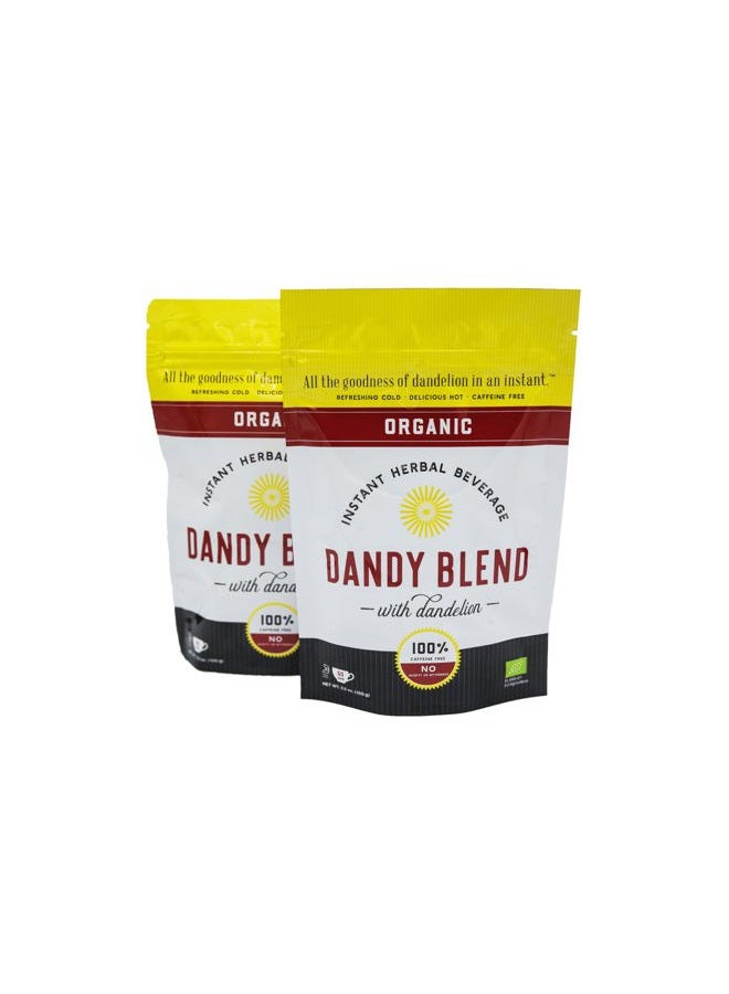 Dandy Blend Two 50 Cup Bags of Organic Dandy Blend Instant Herbal Beverage with Dandelion - Two 3.53 oz. Bags - Image 1