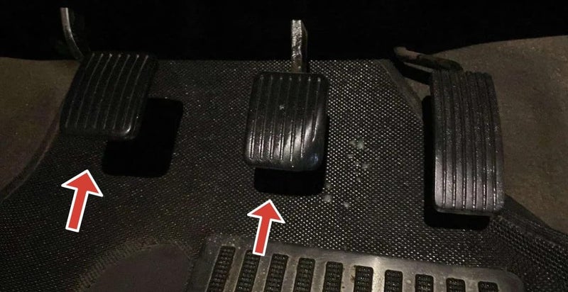 Auto-Ex Clutch Brake Paddle Rubber Cover Pedal Pad Rubber 2 Piece Compatible/Replacement For i10 / Grand i10 / Accent/Aura - Image 3