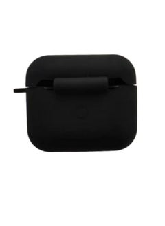 Airpodspro Earphone Case For Apple 3 Generation Bluetooth Headset Protective Cover Airpods Series Protective Shell-Color:Black-Applicable Model:Airpods 4 Pearlescent Packaging
