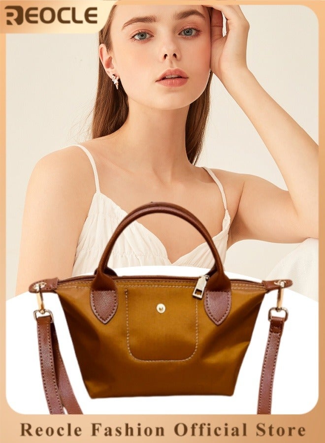 REOCLE Women's Shoulder Bag Crossbody Purse Messenger Bag Vegan Leather Ladies Clutch with Adjustable Strap Genuine Top Handle Handbags - Image 1