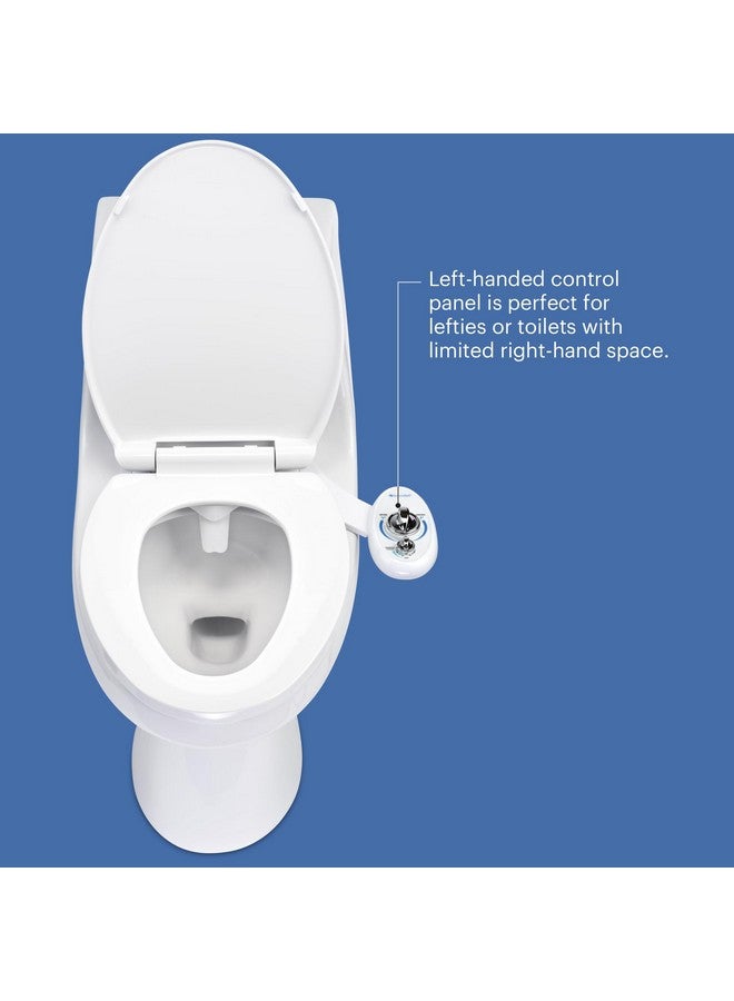Brondell Bidet Left Hand Bidet Attachment SouthSpa Dual Nozzle - control panel on left side - Dual Positionable Nozzles for front and rear wash, LH-12 - Image 4