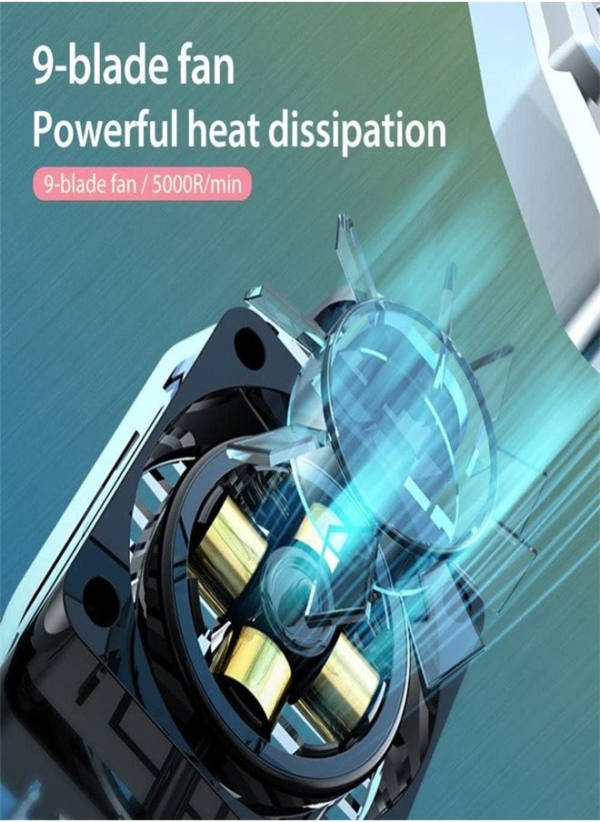 Generic Portable Game Radiator Lightweight Phone Cooling Fan with Rechargeable Battery for Mobile Gaming  - Image 3
