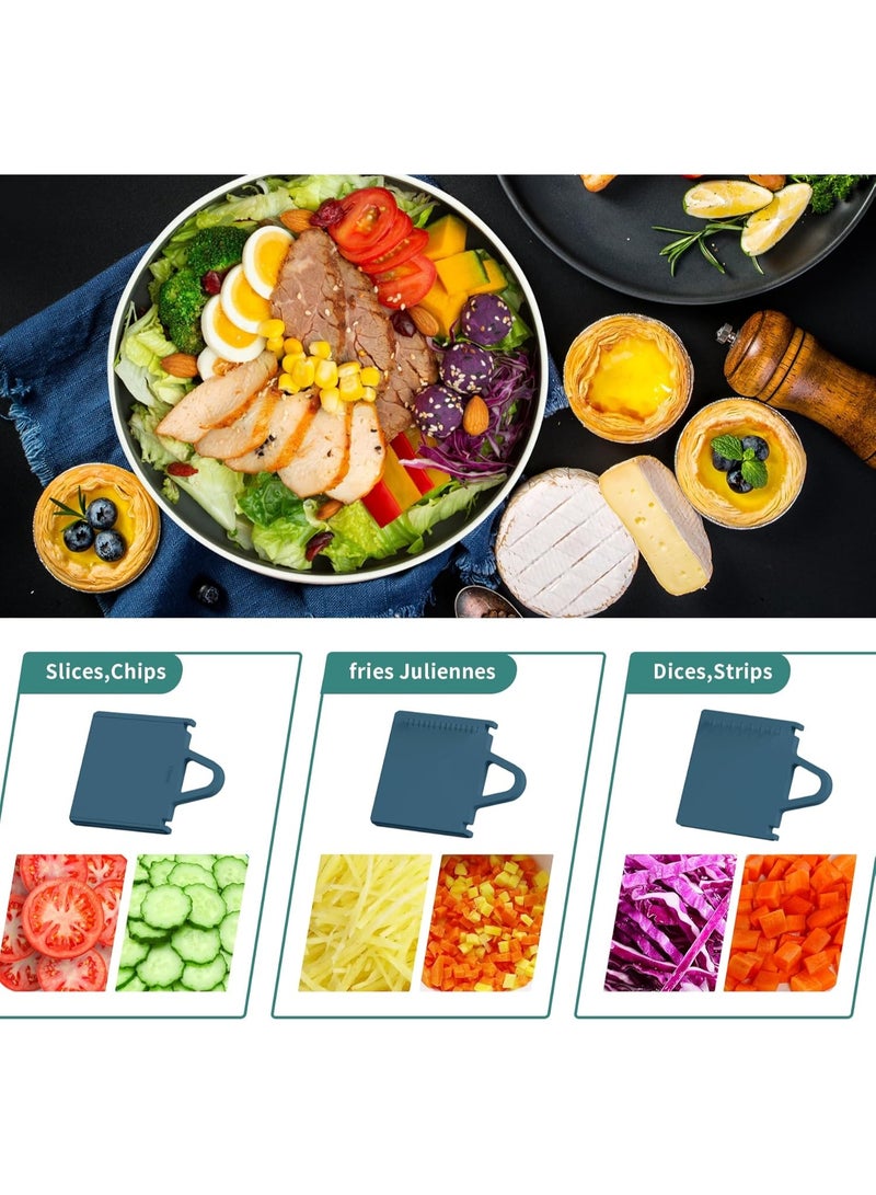 Arabest 4-in-1 Multifunctional Mandoline Slicer, Stainless Steel & Plastic Vegetable Cutter for Fast Meal Prep, Kitchen Essential for Home Cooks, Housewives & Busy Professionals - Image 5