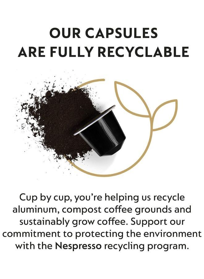 نسبرسو نسبريسو إسبيراتزيوني إيتاليانا ريستريتو ، اوريجينال لاين دارك روست اسبريسو ، 10 كبسولات قهوة في عبوة واحدة ، الكثافة 10 - Image 5