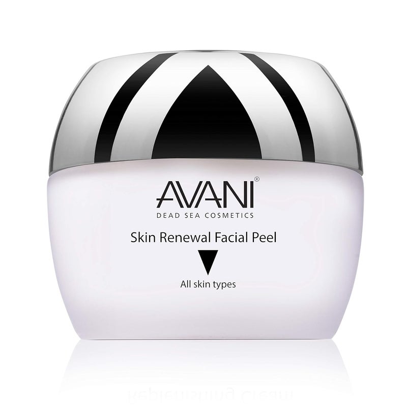 Avani Classics Skin Renewal Facial Peel  Brightening  AntiAging Formula  Exfoliating Cream with Vitamin C  E  Dead Sea Mineral  Safe  Gentle