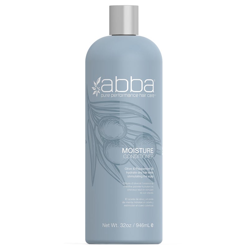 ABBA Moisture Conditioner, Olive Butter & Peppermint Oil, 32 Fl Oz - Image 1