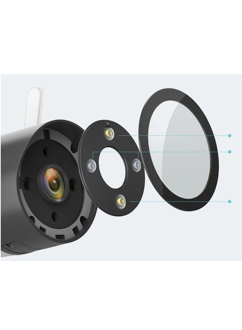 تيندا كيت تيندا واي فاي جهاز 8 مخرج مع 4 كاميرا 4 ميجاالوان بمايك تسمع وتتكلم مع امكانية اضافة 4 كاميرا من نفس النوع - Image 4