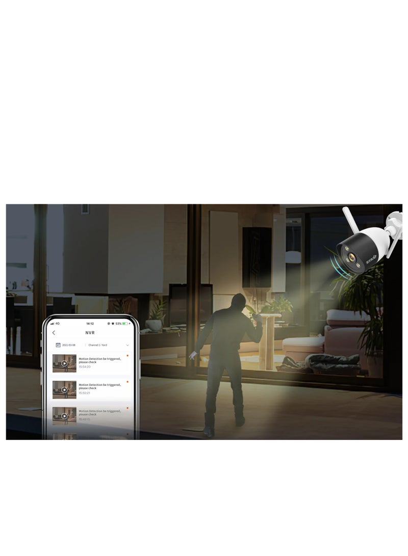 تيندا كيت تيندا واي فاي جهاز 8 مخرج مع 4 كاميرا 4 ميجاالوان بمايك تسمع وتتكلم مع امكانية اضافة 4 كاميرا من نفس النوع - Image 5