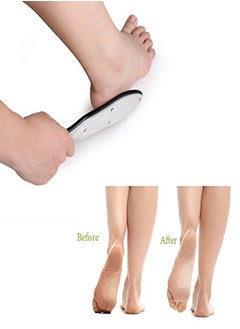 BEZOX Professional Foot File Callus Remover Scraper Double Sided Feet Scrubber For Cracked Heel And Foot Dead Skin Heavy Duty Surgical Grade Stainless Steel W/Cloth Storage Bag & Gift Box  - Image 4