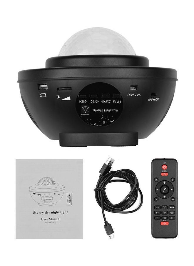 TIGER 🌌 LED Galaxy Starry Projector Lamp – Black Star Projector Light with 16 LED Colors, Rotating Night Light for Bedroom, Living Room & Home Décor – Creates a Beautiful Starry Night Sky, Perfect for Relaxation, Sleep, Parties & Kids' Room - Image 1